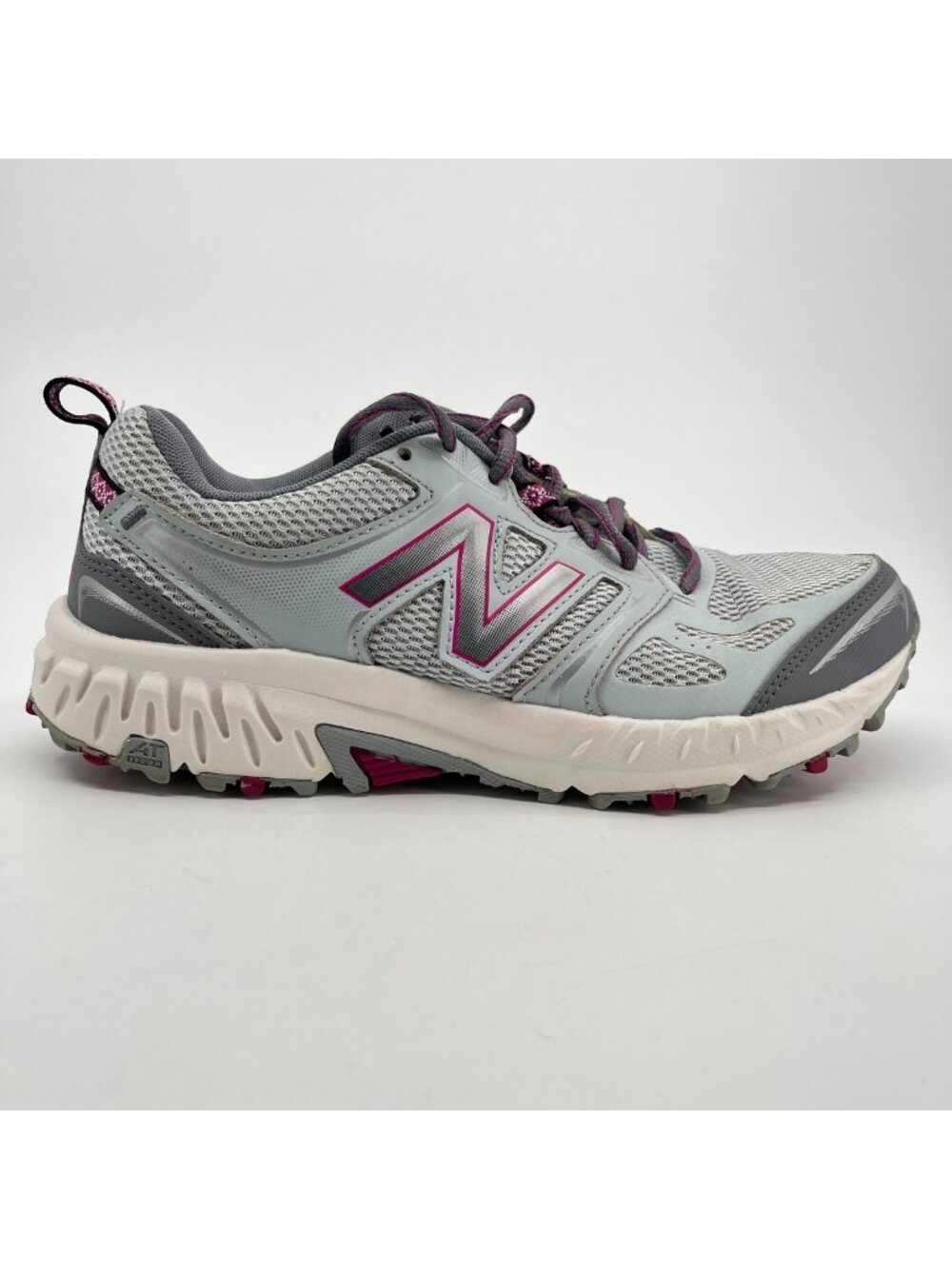 New Balance 412v3 Womens Size 9 Gray Pink Athletic Trail Running Shoes Sneakers